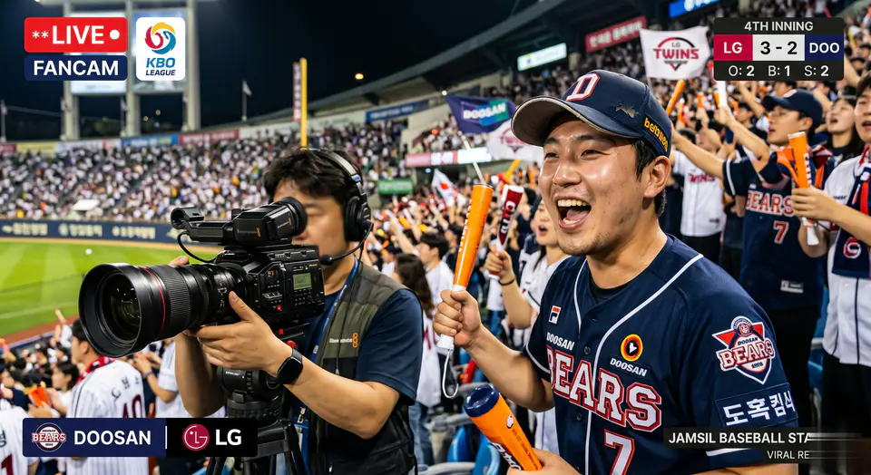 AI Baseball Fancam Video